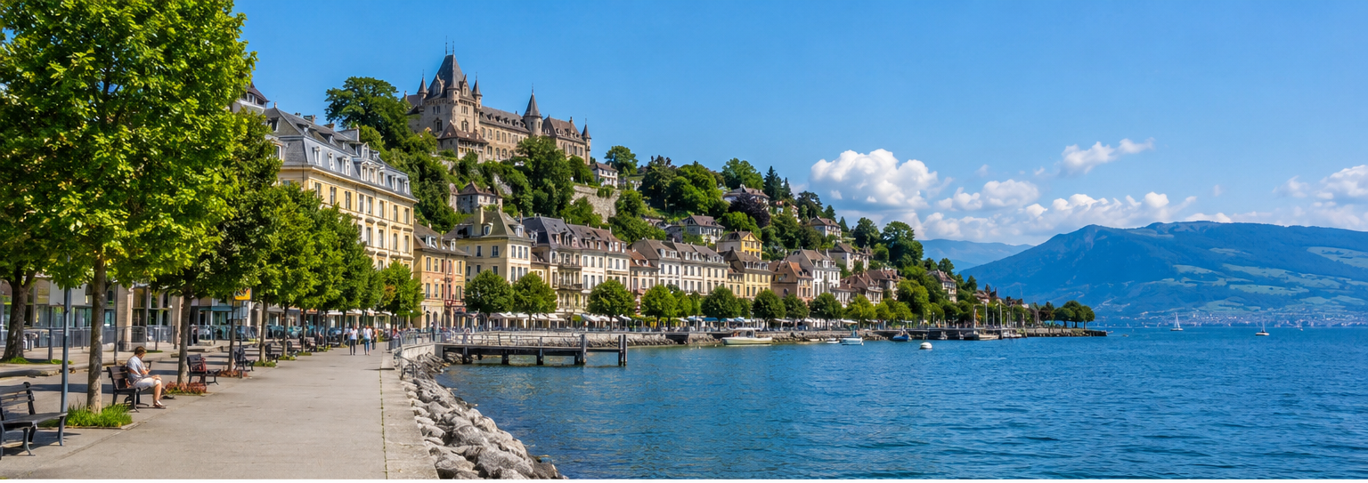 Neuchâtel: Exploring Switzerland in Spring